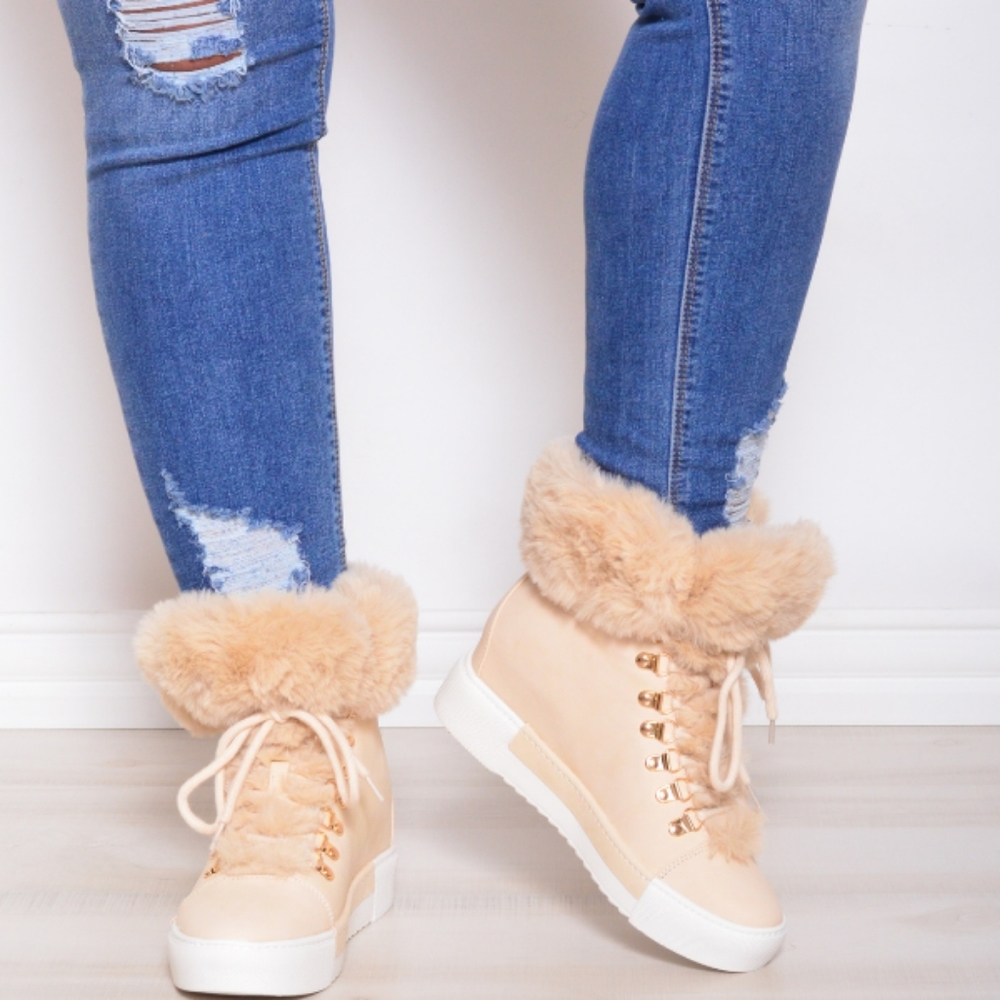 Fur Sneakers